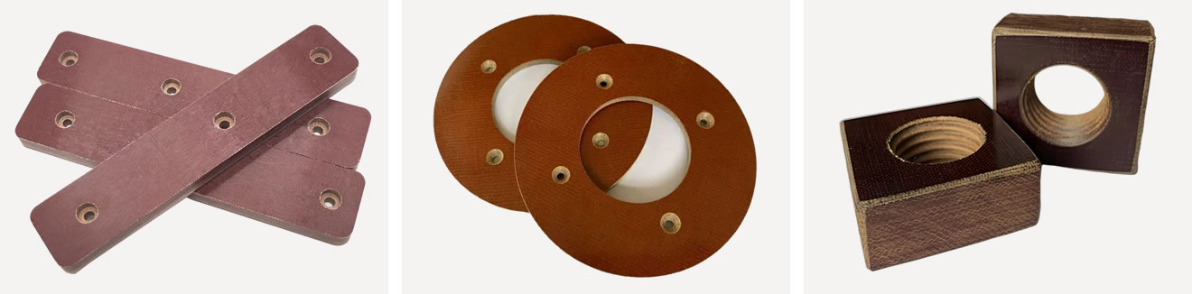 Phenolic cotton sheet Machined Insulation Parts