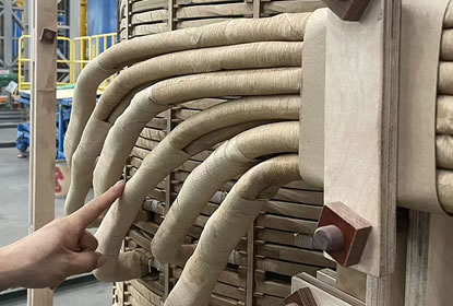 crepe paper tubes used in oil transformer